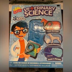 Scientific Explorer Kids Veterinary Science Experiment Kit 23 Pieces NEW